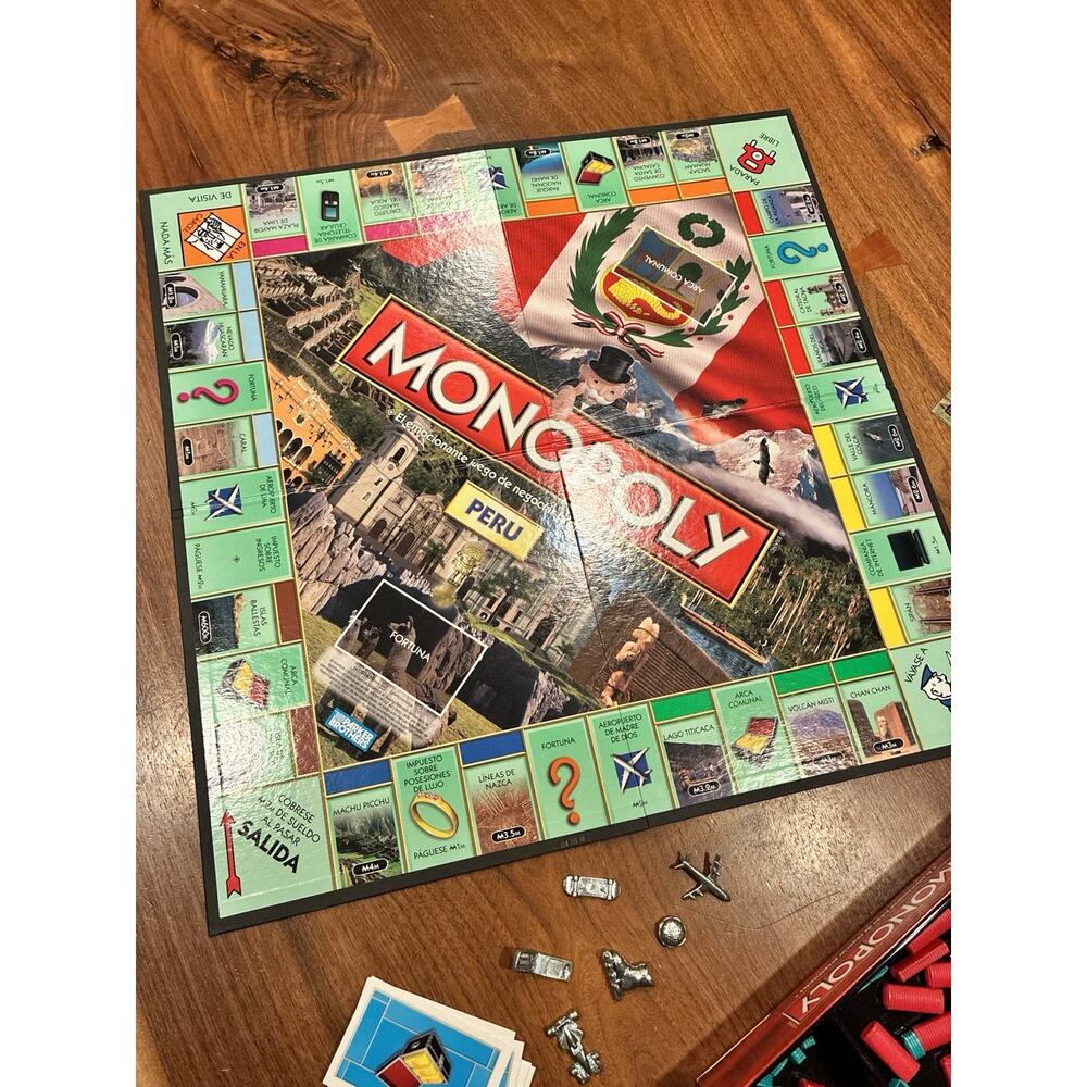Monopoly PERU edition Spanish‎ RARE board Game - Picture 2 of 8